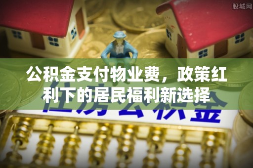 甘泉公积金支付物业费，政策红利下的居民福利新选择