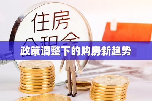 甘泉政策调整下的购房新趋势