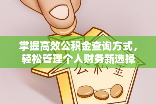 甘泉掌握高效公积金查询方式，轻松管理个人财务新选择