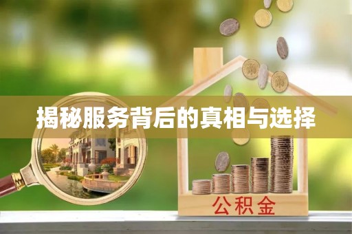 甘泉揭秘服务背后的真相与选择