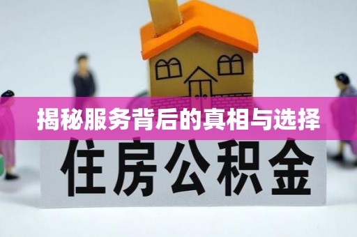 甘泉揭秘服务背后的真相与选择