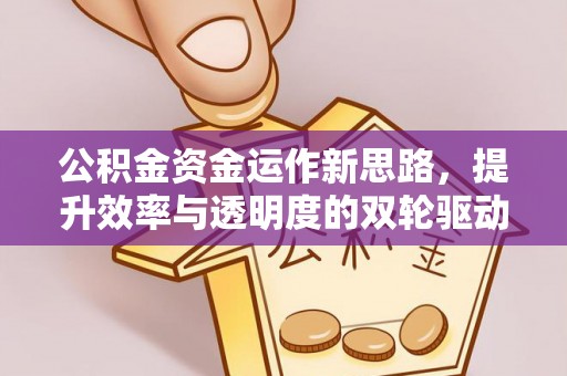 甘泉公积金资金运作新思路，提升效率与透明度的双轮驱动