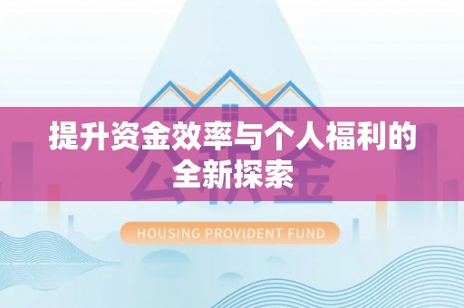 甘泉提升资金效率与个人福利的全新探索