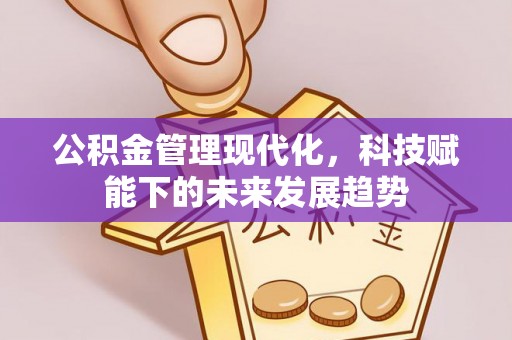 甘泉公积金管理现代化，科技赋能下的未来发展趋势