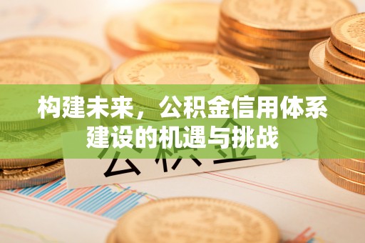 甘泉构建未来，公积金信用体系建设的机遇与挑战