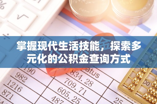 甘泉掌握现代生活技能，探索多元化的公积金查询方式