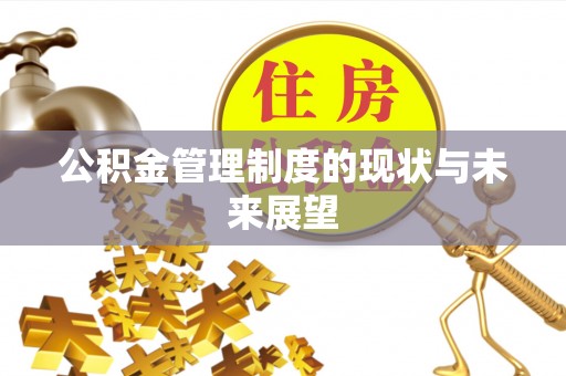 甘泉公积金管理制度的现状与未来展望